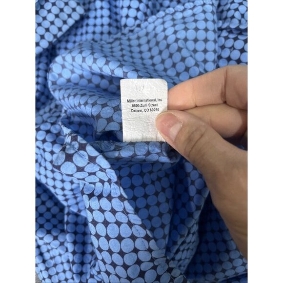 Cruel Girl Button Up Shirt Womens XL Blue Dot Print Western Cowgirl Rodeo Ranch - Picture 7 of 9